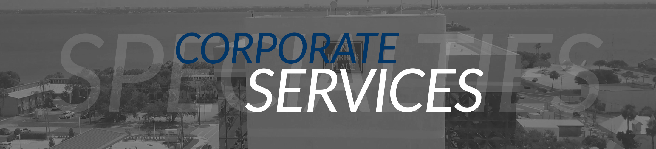 CORPORATE SERVICES Banner